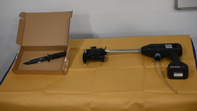 Man charged with attempted murder for attack on police with improvised flamethrower at Pasir Ris Park