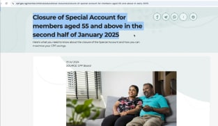 சிங்கப்பூரில் இந்த ஆண்டு… CPF சிறப்புக் கணக்கு மூடப்பட்டது