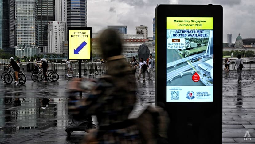 Police to release photos of crowds at Marina Bay and Kallang 2026 countdown celebrations