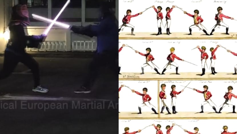 #trending: Pair behind viral light sabre video reveal they are historical sword fighting enthusiasts