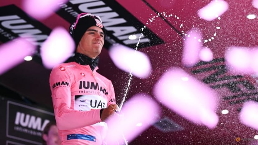Unstoppable Pedersen pips Van Aert to win Giro stage 13, Del Toro extends lead