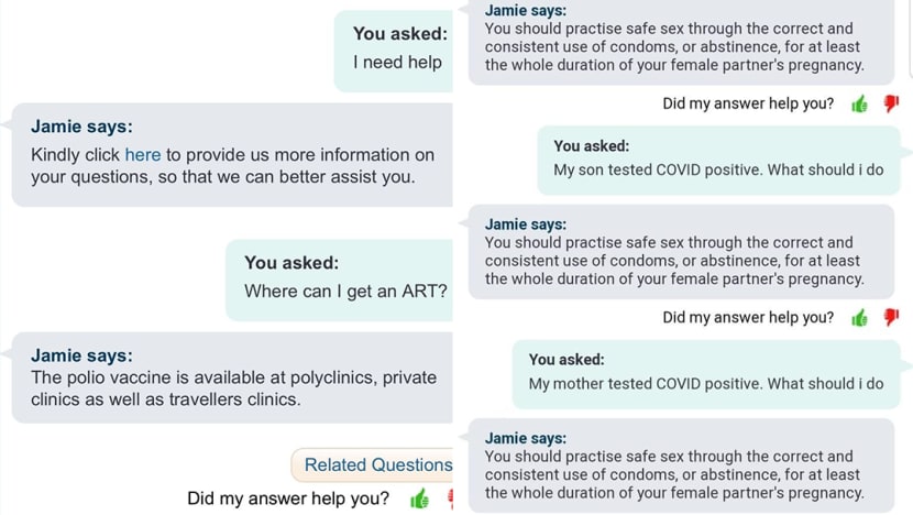 MOH takes down ‘Ask Jamie’ chatbot that gave ‘misaligned’ Covid-19 advice