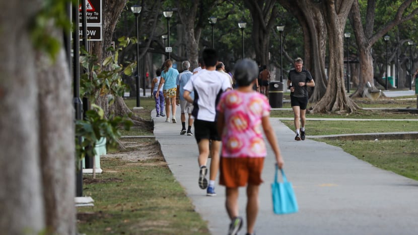 Members of same household can ‘walk, jog and cycle’ together, but group activities such as picnics, frisbee games disallowed at parks