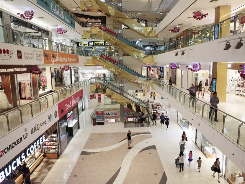 Shoppers at Centrepoint mall in Orchard yesterday. A Frasers Centrepoint spokesperson said it expects its Chinese New Year promotions to remain well-received among shoppers. PHOTO: JASON QUAH