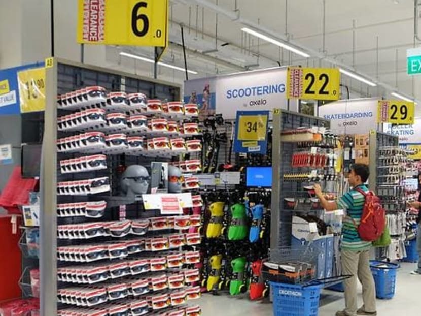 The Decathlon store at Bedok.