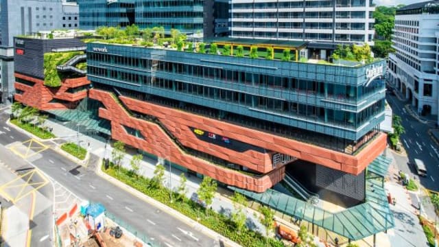 顶楼有个“秘密花园”　环保建筑在Funan