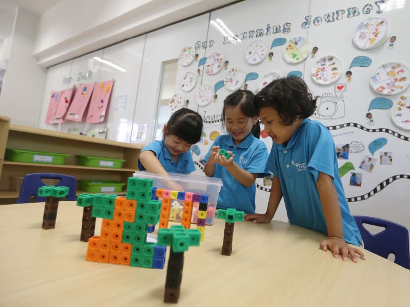 Prime Minister Lee Hsien Loong said 40,000 pre-school spots will be added by 2022, bringing the total number to about 200,000. Photo: Koh Mui Fong/TODAY Prime Minister Lee Hsien Loong said 40,000 pre-school spots will be added by 2022, bringing the total number to about 200,000. Photo: Koh Mui Fong/TODAY