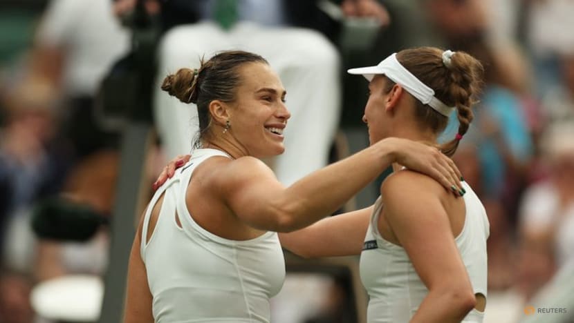 Sabalenka passes Mertens test to reach Wimbledon quarter-finals Sabalenka passes Mertens test to reach Wimbledon quarter-finals