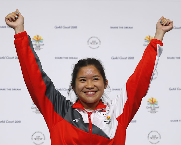 Two for two, sharpshooter Martina Veloso wins S’pore’s second gold at Commonwealth Games
