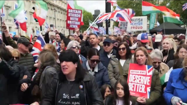 反犹升温 英国数千人上街示威促加强保护犹太人