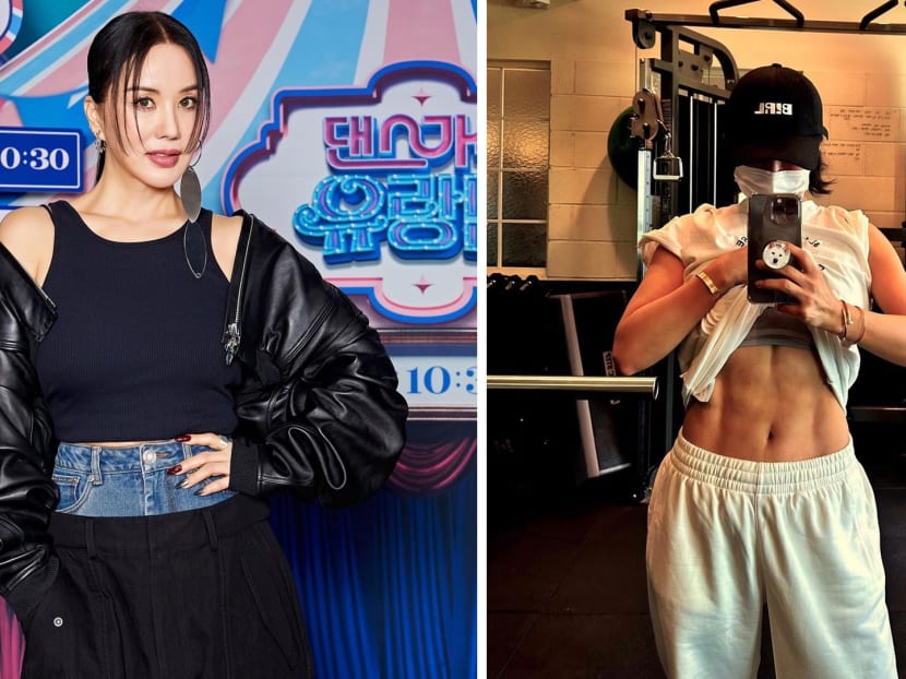 Korea's 'Madonna' Uhm Jung Hwa is 53 and has washboard abs