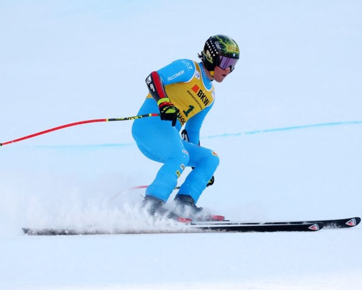 Alpine skiing-Franzoni dedicates his first win in Wengen to late friend Franzoso