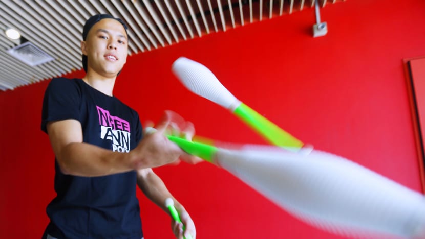 Student juggles studies and love of the circus