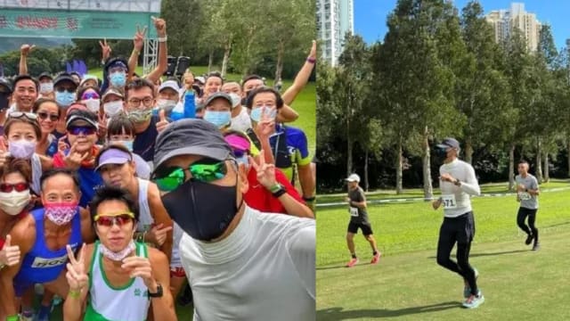 周润发参加越野跑10km　网惊成绩相当不错