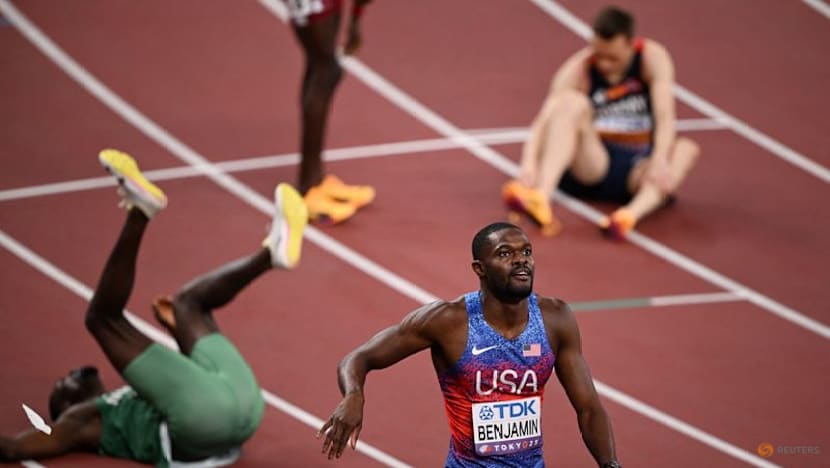 Benjamin survives DQ scare to finally clinch 400m hurdles world title