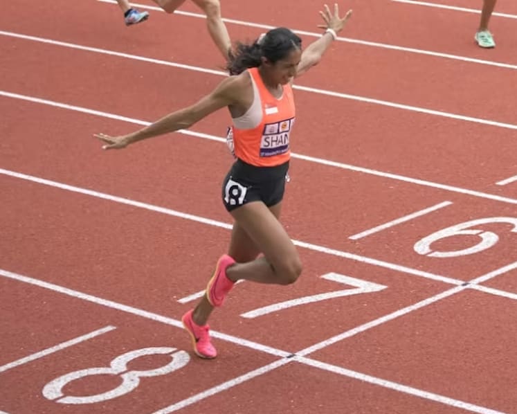 Singapore's Shanti Pereira takes 200m gold at Asian Athletics Championships for historic sprint double