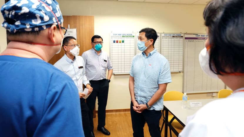 Health Minister Ong Ye Kung calls on health workers to ‘pull through this difficult period’ 