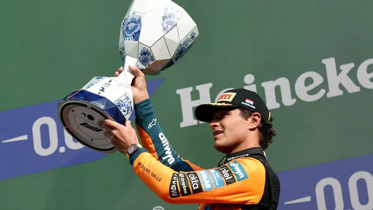 F1荷兰大奖赛：诺里斯杆位起跑夺冠