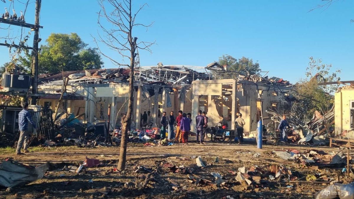 Myanmar military acknowledges airstrike on hospital, claims armed opposition groups used it as base Myanmar military acknowledges airstrike on hospital, claims armed opposition groups used it as base