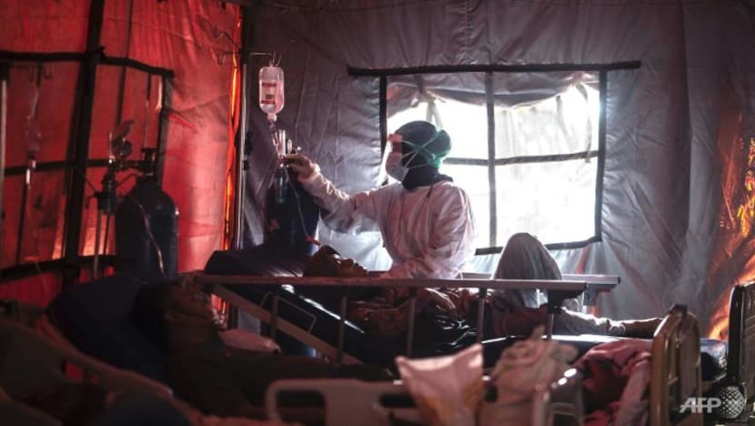 Record high of more than 57,000 new COVID-19 cases in Indonesia Record high of more than 57,000 new COVID-19 cases in Indonesia