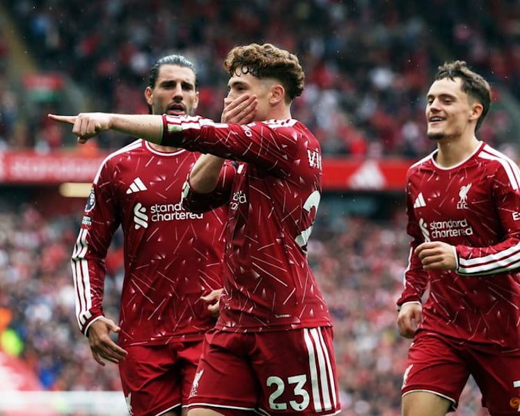 Munoz's late strike earns Liverpool draw with Forest in Iraola's Anfield debut