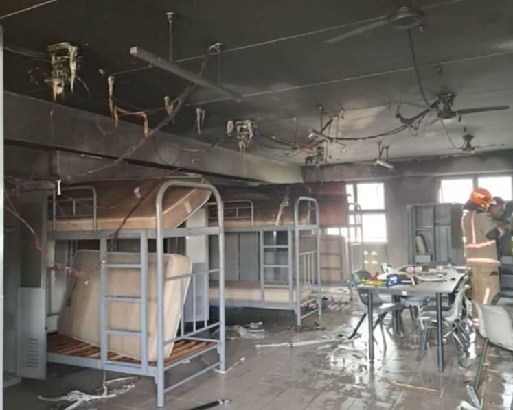Fire breaks out at Basic Military Training Centre bunk in Pulau Tekong