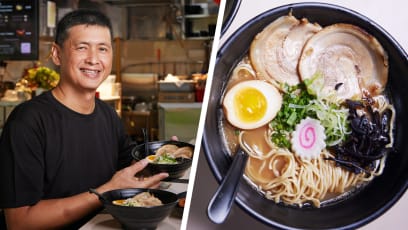 Taxi Driver Who Grew “Sick & Tired Of Driving” Opens Tonkotsu Ramen Hawker Stall