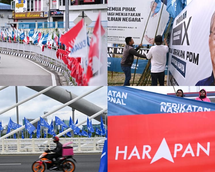 Malaysia GE15: The battle of party flags in pictures 