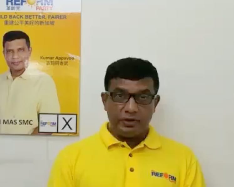 GE2020: Radin Mas SMC candidate says he wasn’t informed by Reform Party of political broadcast, puts up speech on Facebook