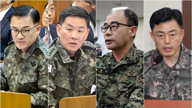 韩国五名前高级军官涉戒严事件 被判监9年至18年