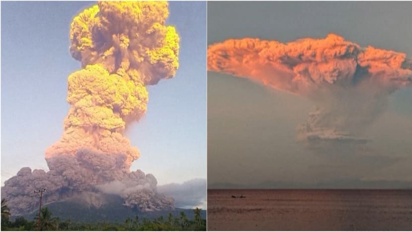 Indonesia's Mount Lewotobi Laki-laki spews 11km-high ash cloud after eruption Indonesia's Mount Lewotobi Laki-laki spews 11km-high ash cloud after eruption
