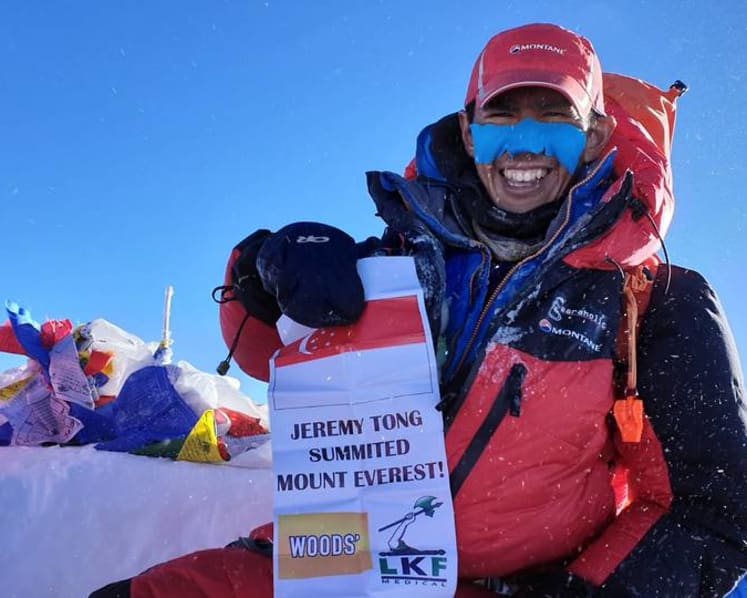The Singaporean who conquered Everest after braving a traffic jam 8,000m in the sky
