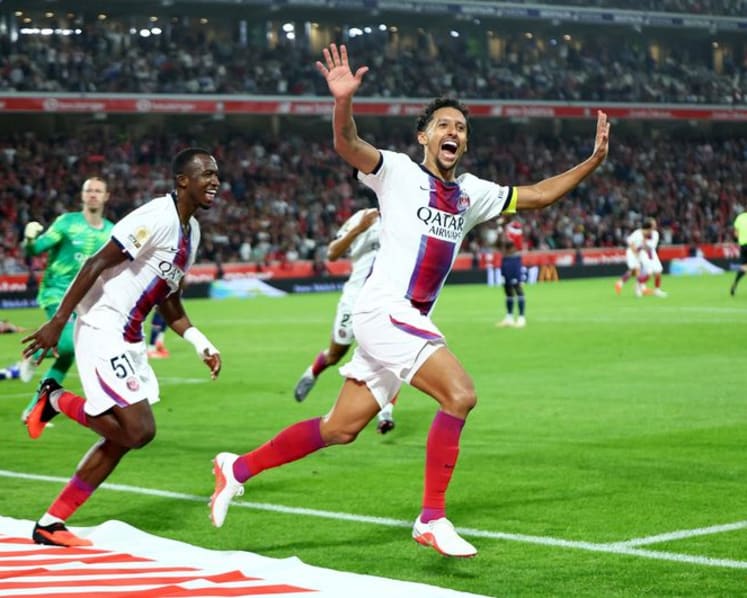 Marquinhos grabs late equaliser as PSG draw 2-2 with Lille