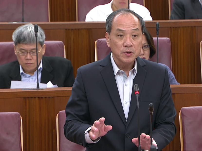 Still image taken from video of Workers’ Party chief Low Thia Khiang speaking.