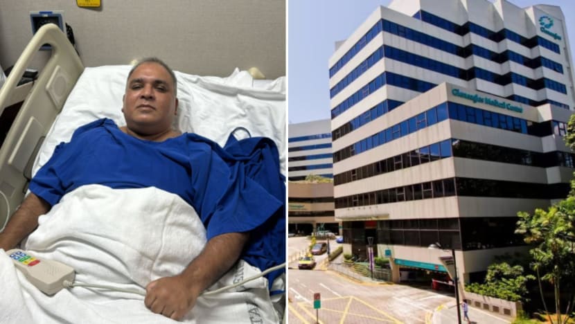 Man sues surgeon after procedure at Gleneagles allegedly left him paralysed; hospital sues him over S$1m bill Man sues surgeon after procedure at Gleneagles allegedly left him paralysed; hospital sues him over S$1m bill