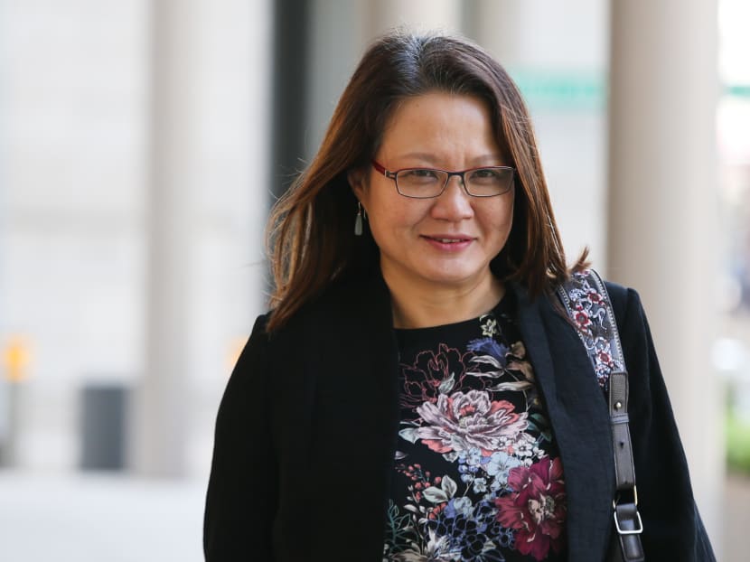 Workers' Party chairman Sylvia Lim arrives at the Supreme Court on Oct 22, 2018. The opposition Member of Parliament was giving her evidence for the third day as one of the key defence witnesses in an ongoing month-long trial.