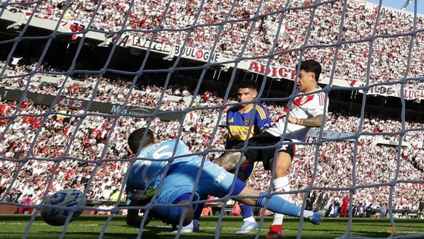 River edge Boca 2-1 in pulsating Argentine 'Superclasico'