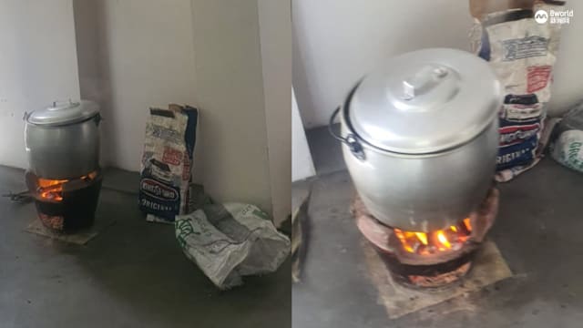 实龙岗组屋走廊火炉煮粽子 无人看顾引发担忧