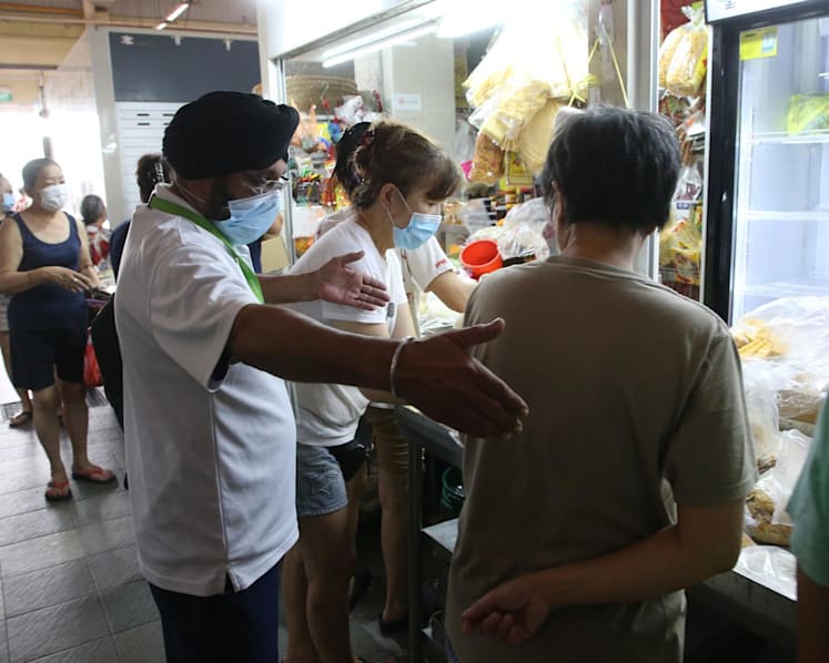 Covid-19: Safe-distancing measures help control crowds at markets, but some park-goers still ignoring rules