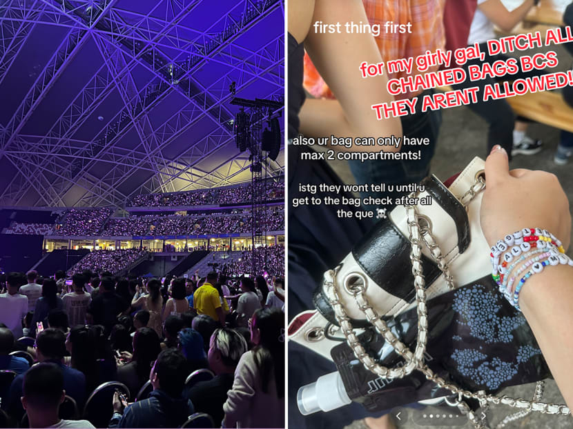 Taylor Swift concert-goers from sections close to the stage reported overcrowding by attendees from other sections. Strict bag checks with restrictions on items like chain bags also led to long waits for queues.