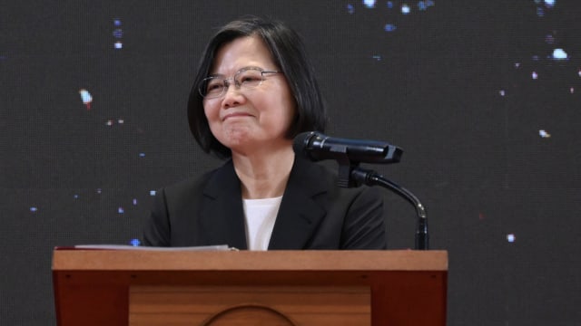 蔡英文誓言维持台湾全球供应链 及台海稳定现状