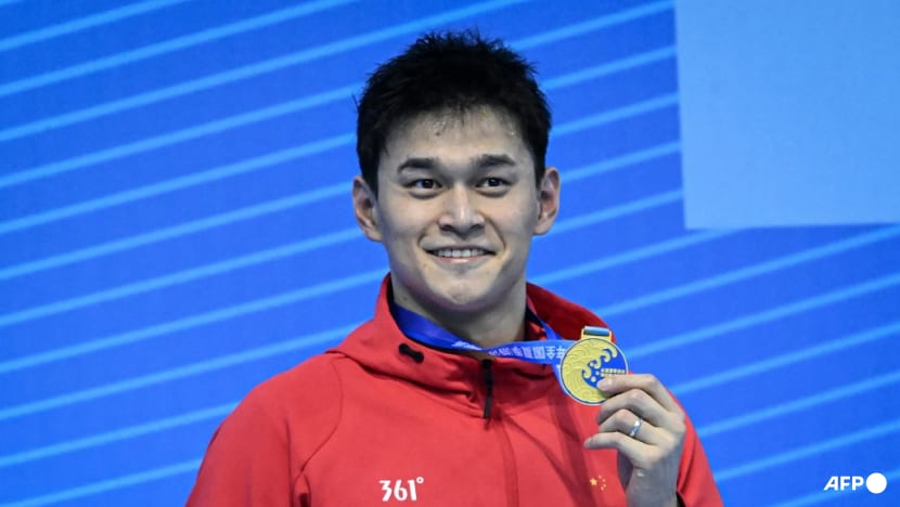 Chinese Olympic champion Sun Yang wins in first race after 4-year doping ban