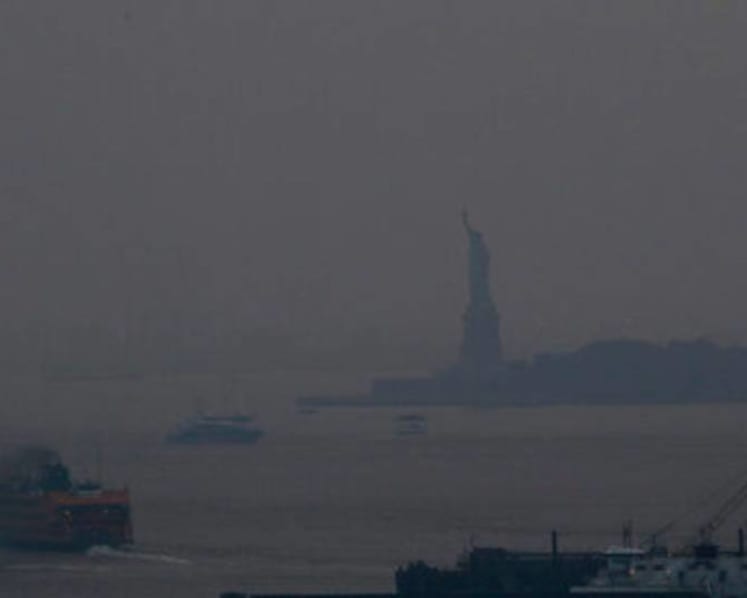 Massive wildfires in US West bring haze to East Coast