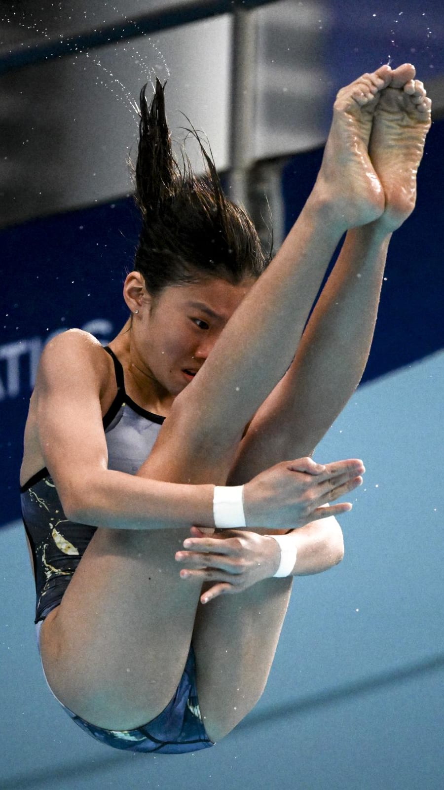 14-year-old Singaporean diver at the World Aquatics Championships