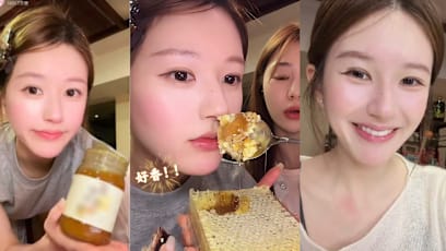 Chinese Actress Zhao Lusi Eats Honey Despite Allergy During Charity Livestream