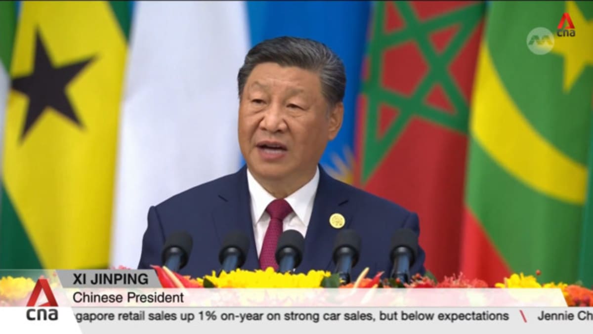 China's Xi pledges $50b in financing for Africa over next three years - CNA