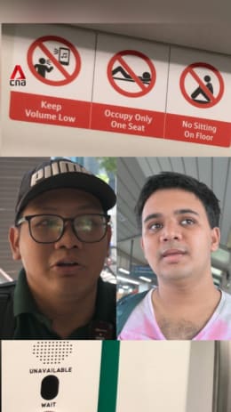 What commuters say about anti-nuisance signs on MRTs
