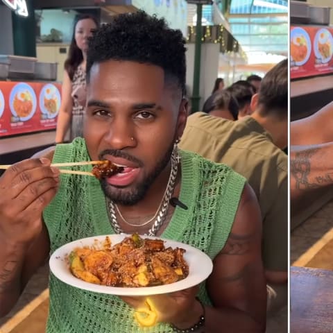 Jason Derulo首次莅临,为新加坡带来震撼演唱会,无法抗拒的音乐之旅!同时挑战国民美食Rojak,给这道独特风味美食打满分!