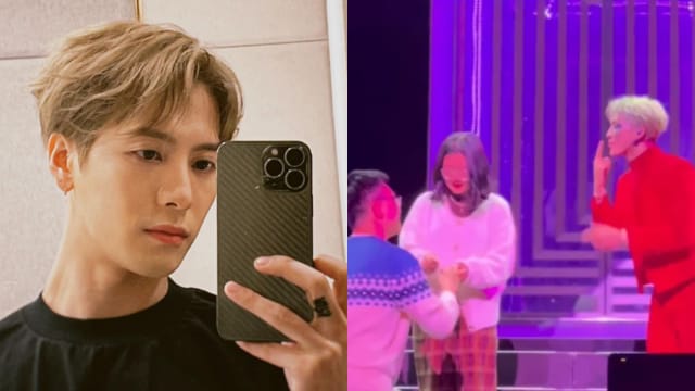 粉丝在巴黎演唱会上求婚　王嘉尔起哄新人亲嘴