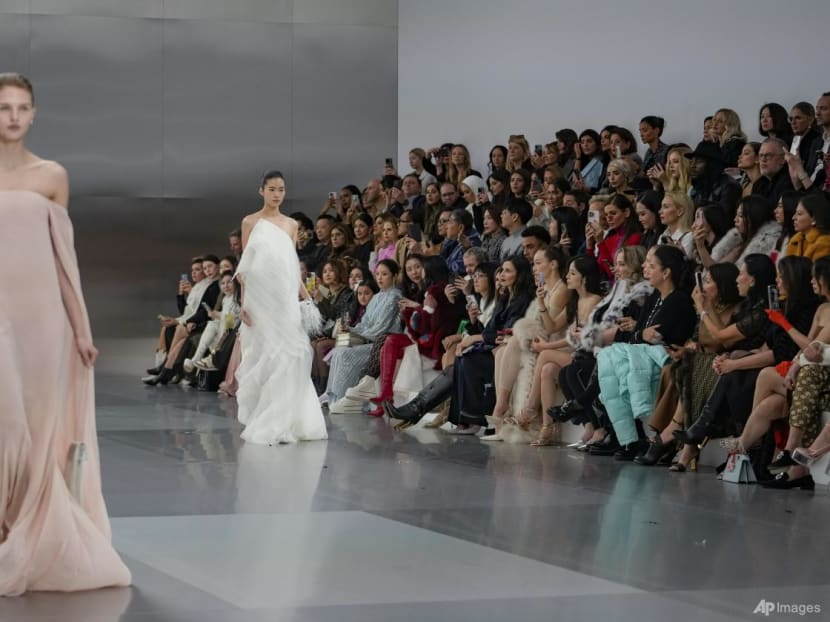 Fendi caps couture with futurism-tinged ode to Lagerfeld at Paris Fashion Week